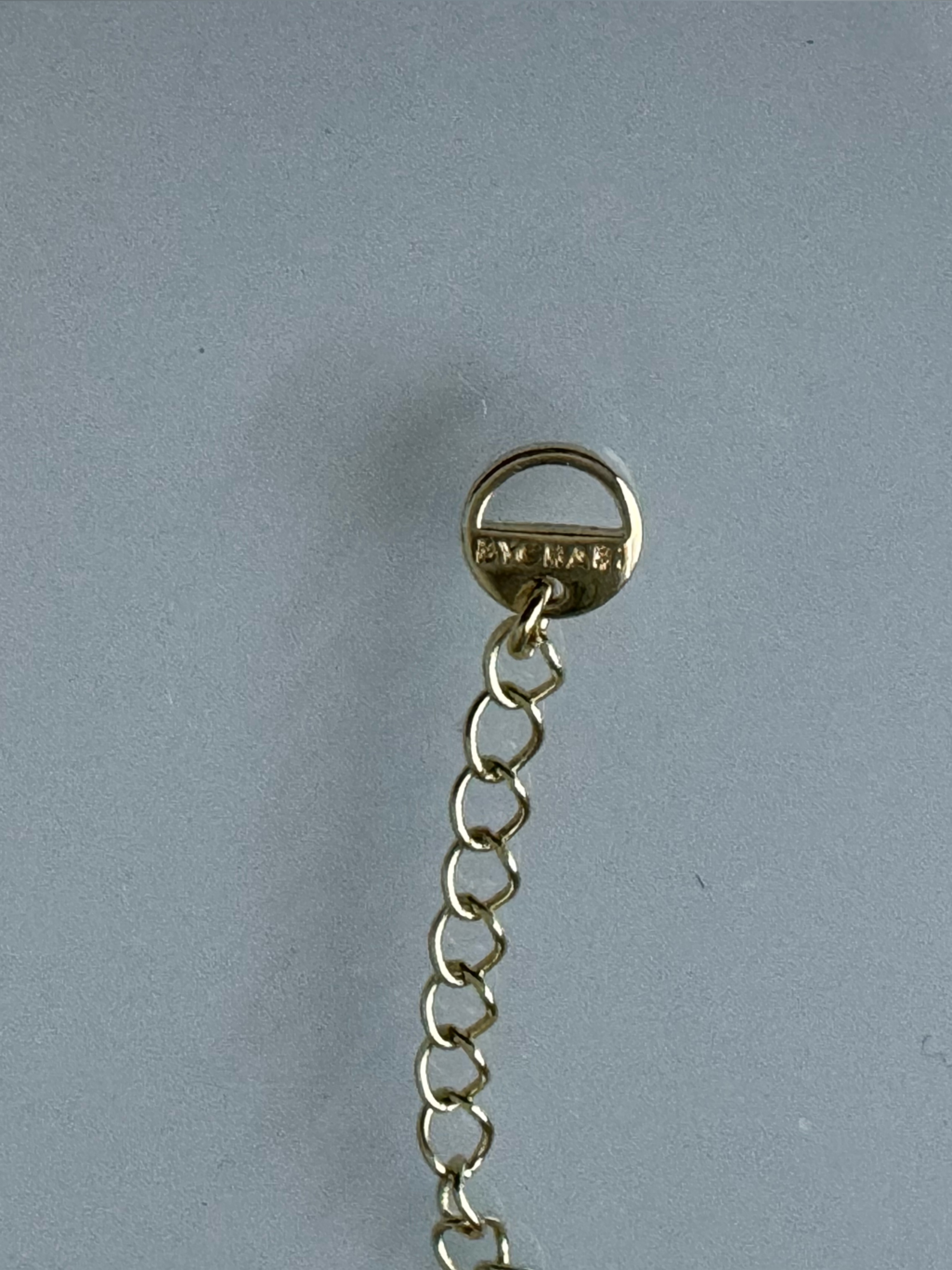Bychari Pearl Necklace Gold Tone Adjustable Chain — image 4 of 4